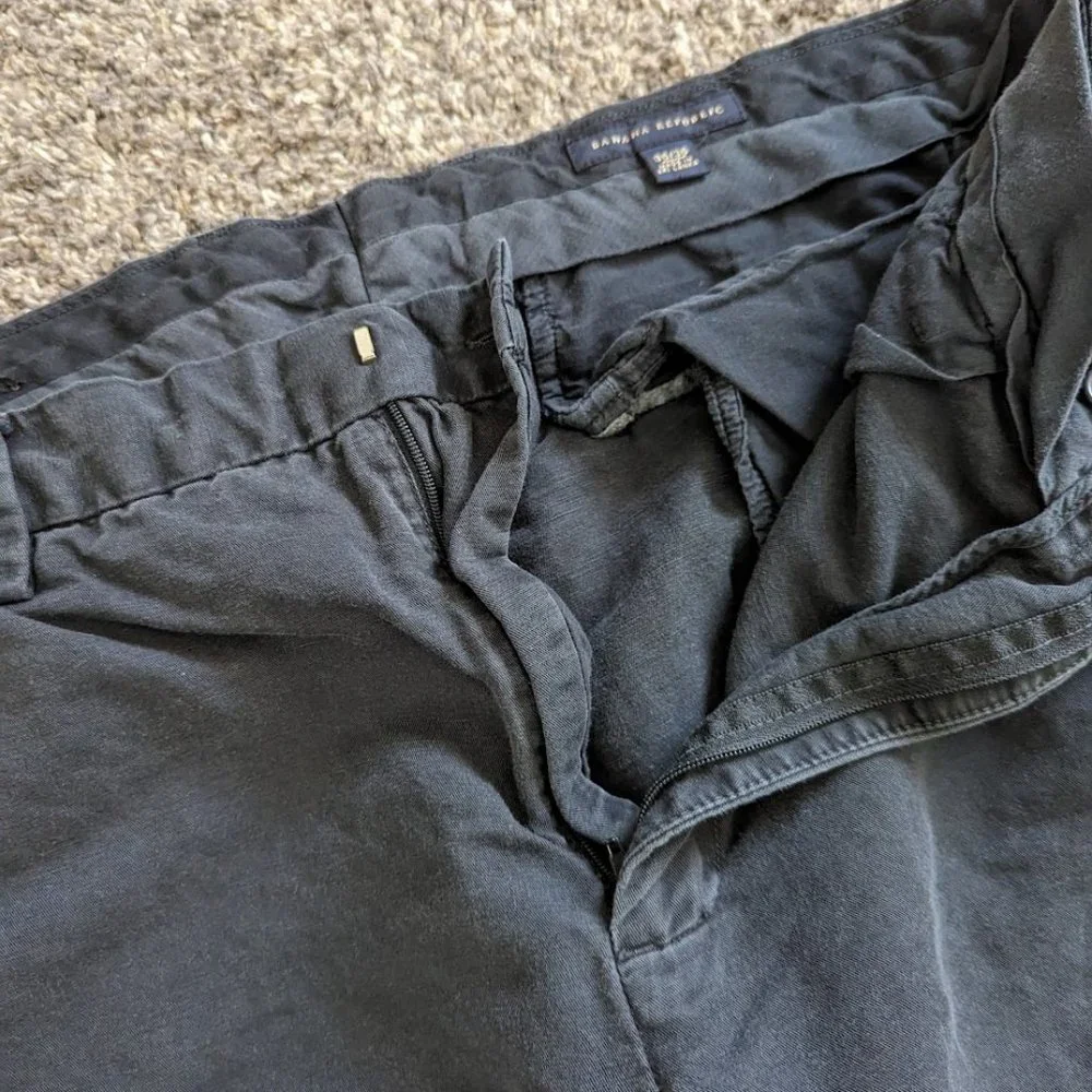 Banana Republic Linen Pants - Mens 36 x 36 - Black